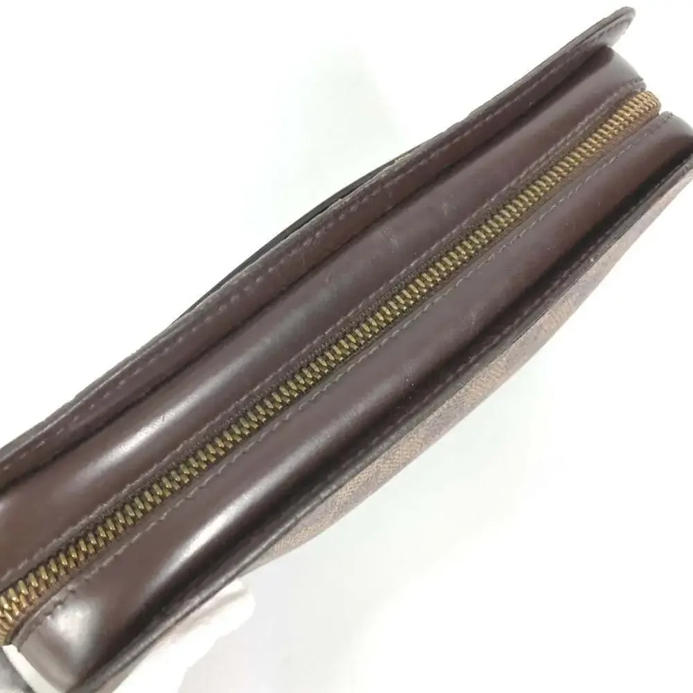 LOUIS VUITTON Brown Damier Canvas Pouch